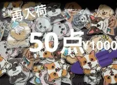 再入荷●1243●アクリル　50点 犬　10種