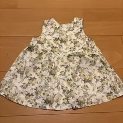 【値下げしbebe 花柄 ブラウス 80cm