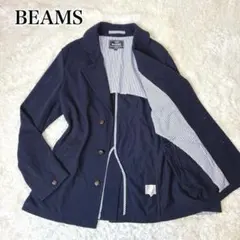 BEAMS ビームス 2WAY テーラードジャケット スタンドカラー 胡桃ボタンのサムネイル