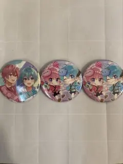 すとぷり　ペア缶バッジ　さとみくん　ころんくん