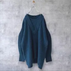 ★美品◆アーバンリサーチロッソ◆ レイヤードデザインニットbl