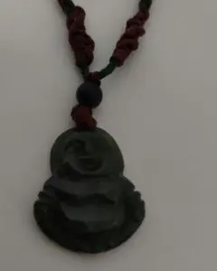 「笑い顔仏陀」とも呼ばれ 金運アップ、財運、健康運を招く縁起ペンダントネックレス