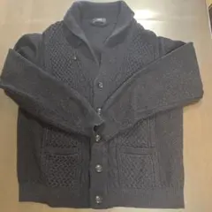 SHIPS ネイビー カーディガン XL