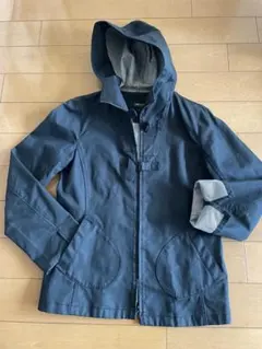 COMME CA ISM ネイビー フード付きジャケット M