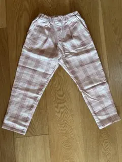 スラップスリップ ストレッチパンツ ピンク系チェックのサムネイル