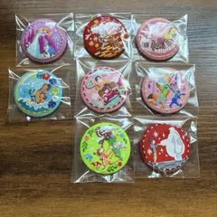 Disney Characters 刺繍缶バッジ ビスケット2 ディズニー