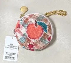 新品未使用フェイラーレトロフルーツチェック サークルポーチ