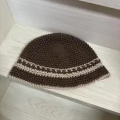 【手編み】クラッシャーハット•クロシェハット•バケットハット