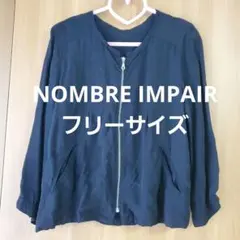 NOMBRE IMPAIR 古着 ビンテージ ブルゾン 薄手 透け感 羽織