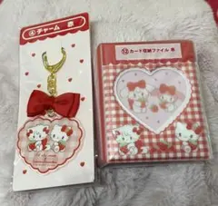 リルアラモード　サンリオ　当たりくじ　mikko カードケース　キーホルダー