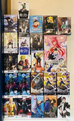 新品未開封】ジャンプ系等最新含むプライズフィギュア22個まとめ売り