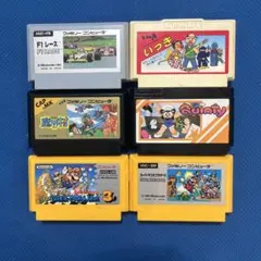 【動作確認済み】ファミコンソフト６本セット