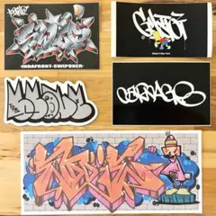 ② グラフィティー ステッカー 5枚セット graffiti グラフィティ