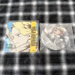 ヒロアカ　原画展　青山　アートコースター　コレクション缶バッジ