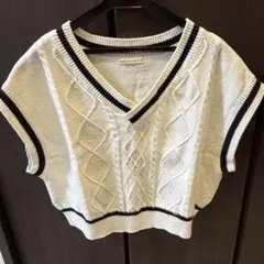 continuier de NICE CLAUP ニットベスト Fサイズ
