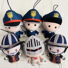 【まとめ売り】キン肉マン 完璧超人始祖編 ゴムひも付きぬいぐるみ　6個セット