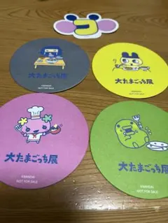 大たまごっち展 コラボカフェ コースター シール