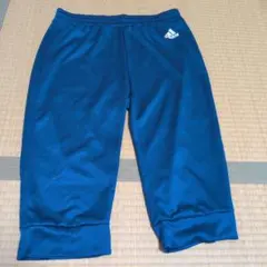 adidas ジャージ パンツ ブルー 七分丈　Mサイズ