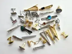 ネクタイピン カフスボタン 大量セット まとめ売り