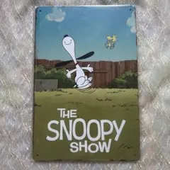 THE SNOOPY SHOW ブリキ看板 レトロインテリア
