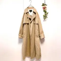 【iCB】 アイシービー トレンチコート オンワード樫山 ベルト付き（M）