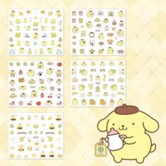 サンリオ　ポムポムプリン　3Dネイルシールセット　5枚