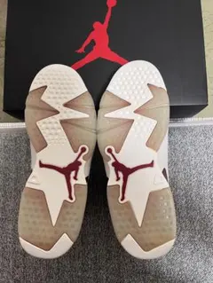 NIKE AIR JORDAN 6 RETRO ホワイト マルーン 新品未使用品