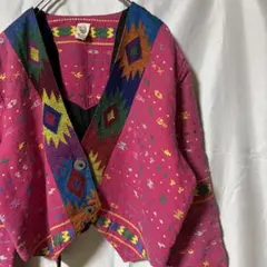 90s 民族 刺繍 ジャケットのサムネイル