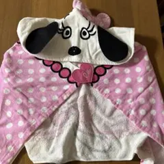 スヌーピーフード付きバスタオル Belle