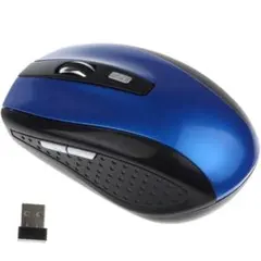 快適操作 スタイリッシュ 高性能ワイヤレスマウス ブルー