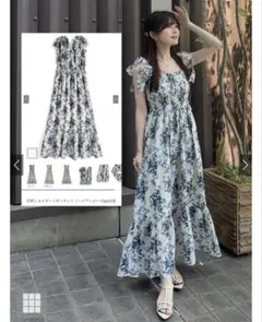 キャミソールワンピース 白