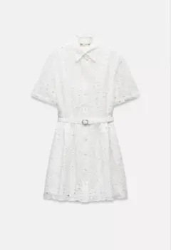 ZARA ミニワンピース ベルト付き