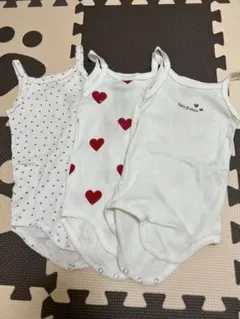 プチバトー　キャミソール肌着　３枚セット