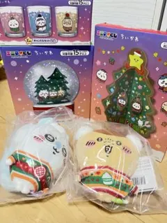ちいかわ　エニマイくじ　スノードーム　ぬいぐるみ　キャンドル　ウッドツリー