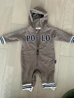 POLO Baby フード付きロンパース
