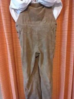 ブラウン コーデュロイ オーバーオール