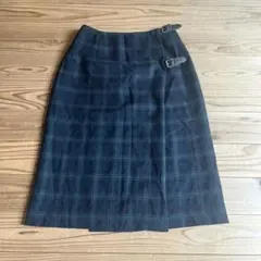 INED チェック柄 ラップスカートのサムネイル