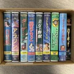 ディズニー ジブリ VHS ビデオ 9本セット