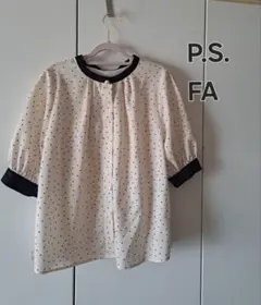 【最終価格です】P.S.FA　ドット柄トップス　M