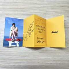 bts Butter ジン メッセージカード