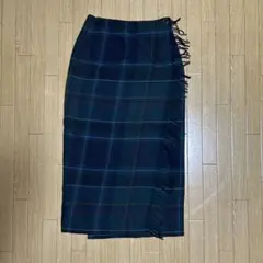 USA製/アメリカ製/巻きスカート/ラップスカート/Talbots/ウールのサムネイル