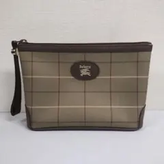 バーバリー　ポーチ クラッチバッグ　ノバチェック