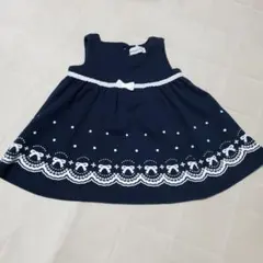 ネイビー フォーマルワンピース 80