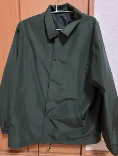 GU ウィンドプルーフカラーコーチジャケット　ダークグリーン　Sサイズ