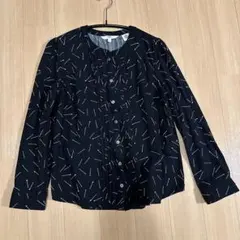 【お値下げ中】Levi's シャツ ブラウン 長袖 柄シャツ