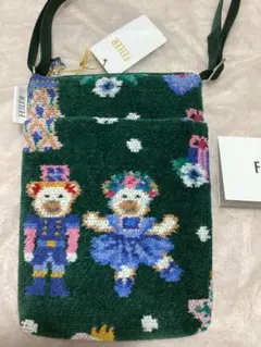 新品　FEILER リーベ柄 スマホショルダーバッグ