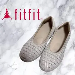fitfit メッシュバレエスニーカー LITE オフホワイト 23cm