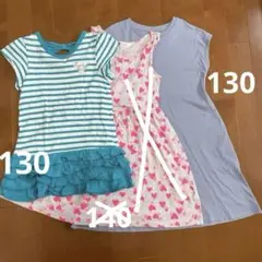 ワンピース　チュニック　エニィファム　ユニクロ 130 2着