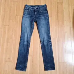 サムシング ビーナスジーン ダメージストレートデニム 27×32