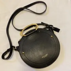 ブルーレーベル　クレストブリッジ　ブラックショルダーバッグ